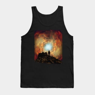 Sunset Clouds Vortex Tank Top